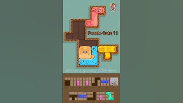 Puzzle cats gameplay walkthrough #11 - A funny cats gameplay #shorts