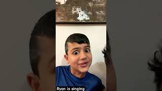 Ryan is singing music fun