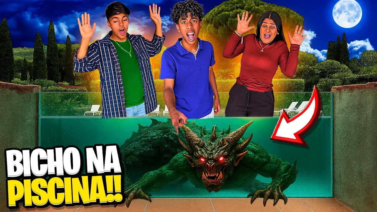 UM BICHO BIZARRO INVADIU A PISCINA DO RANCHO!! **Tivemos que fugir **
