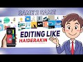 How to edit like haider akin haider akin jaisa editing kaise kare  in mobile