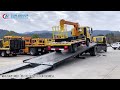 FOTON AUMARK 8 Tons Flat Bed Tilt Tray Tow Wrecker Recovery Truck Towing Two Breakdown Trucks Show!