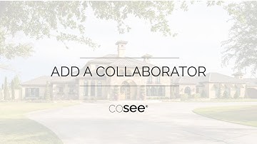 Add a Collaborator to Your Cosee Project | How-To