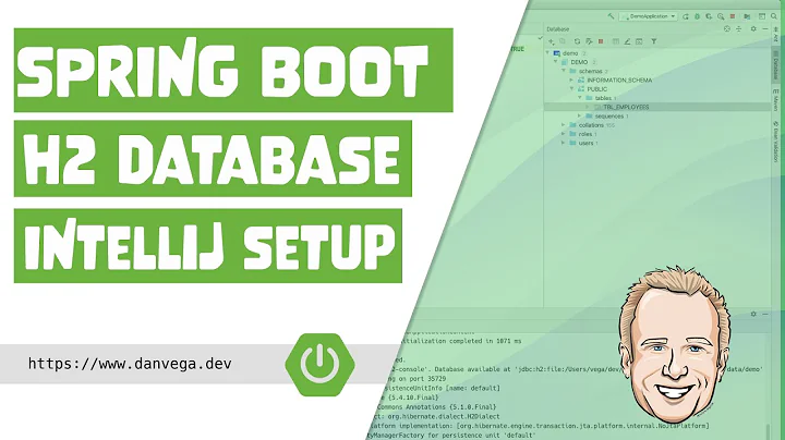 Spring Boot Java H2 Database Setup in IntelliJ