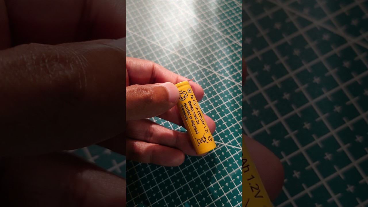 Ni-Cd AA 1.2v 600mah Rechargeable Trimmer Battery