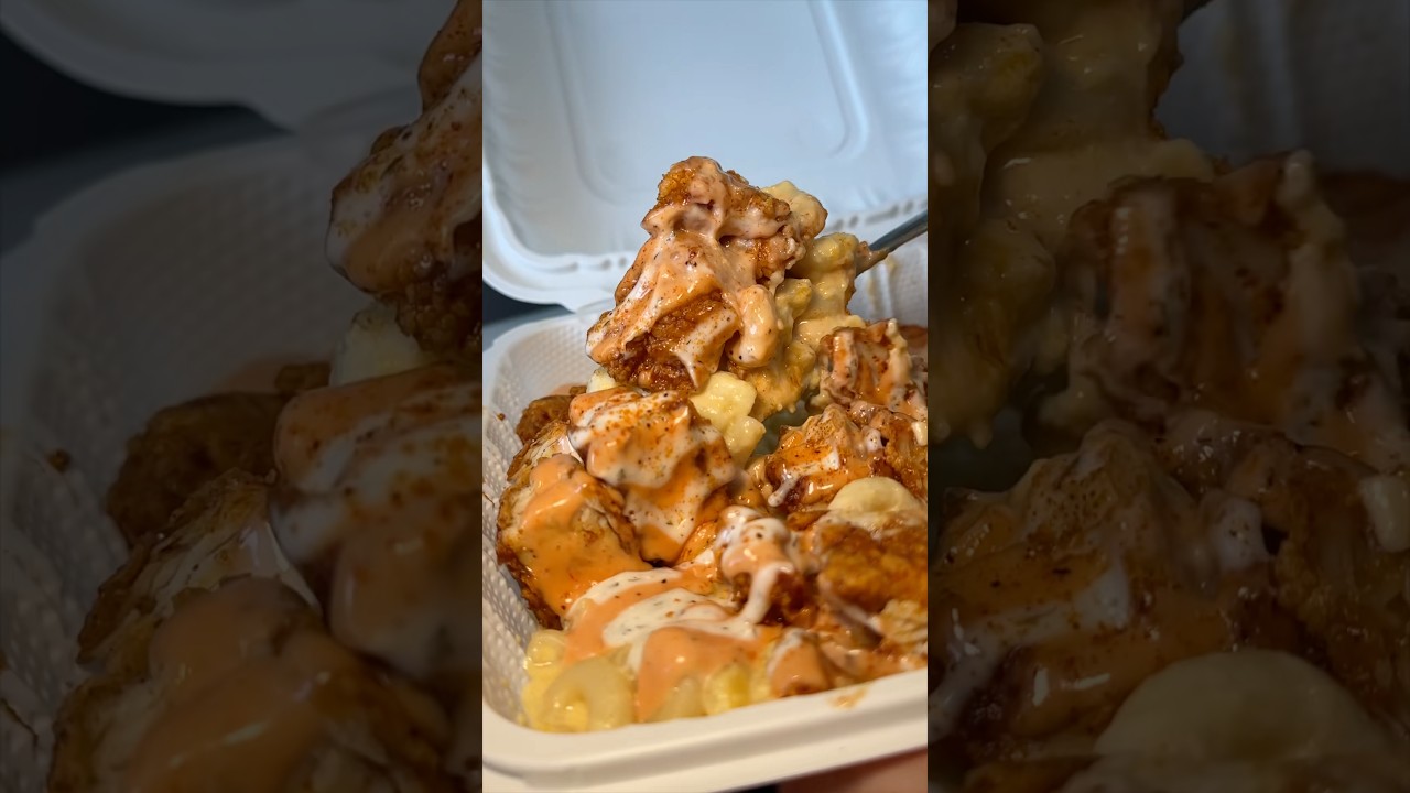 When in Pennsylvania, DEVOUR the HOT CHICKEN MAC & CHEESE from Red Rooster Hot Chicken! #DEVOURPOWER