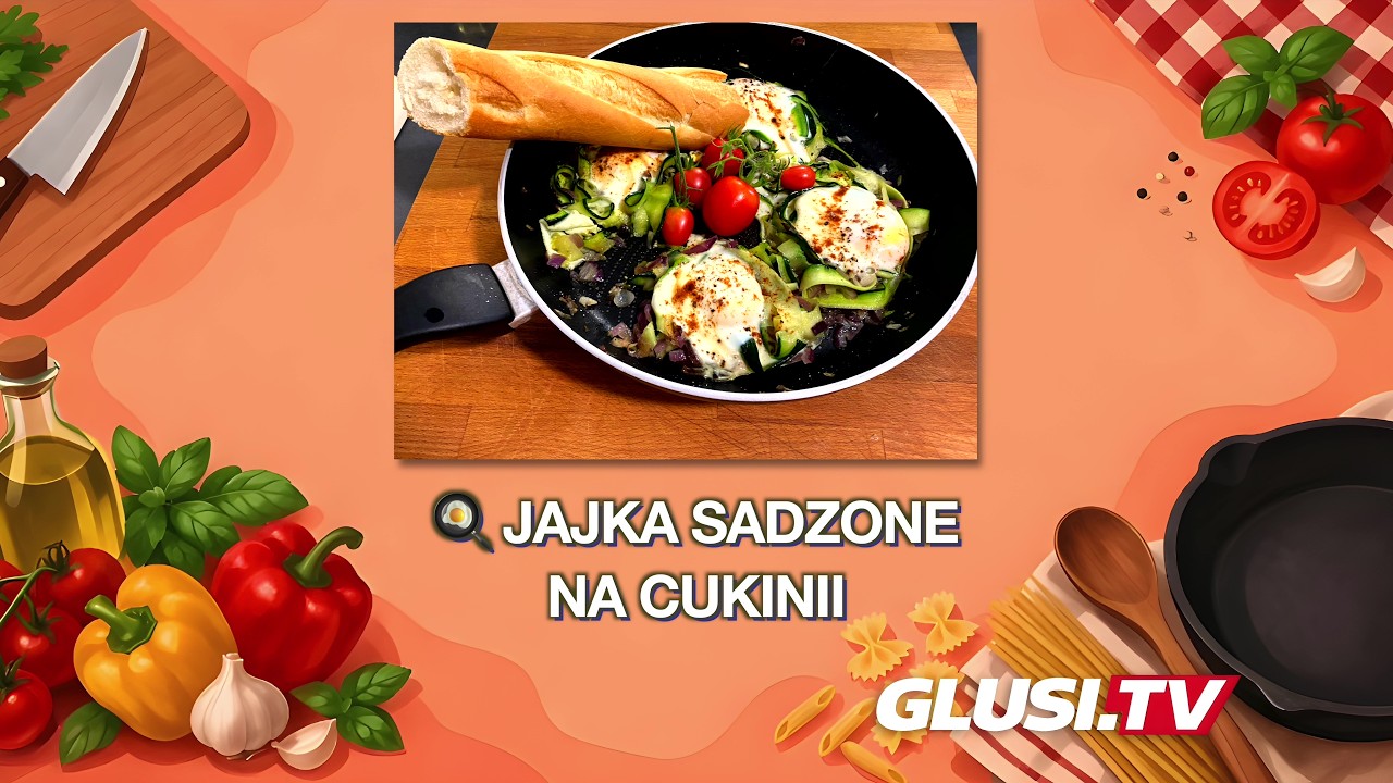 🍳 Jajka sadzone na cukinii