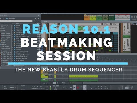 PrOPELLERHEAD REASON 10.1 Drum Sequencer Beatmaking video