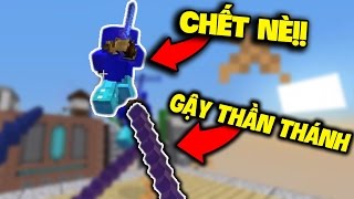 CHIẾN THẮNG BẰNG QUE THẦN TRONG MINECRAFT BED WARS!!!