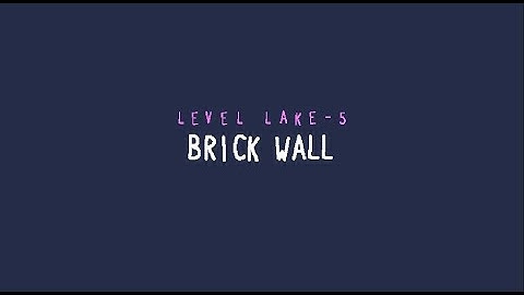 Baba is You - The Lake Level 5 - Brick Wall Solution