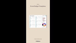 Master Your Event Budget Today! #eventbudget #budgettemplates #eventplanning #shorts
