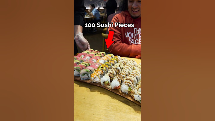 Tantangan Makan 100 Potong Sushi