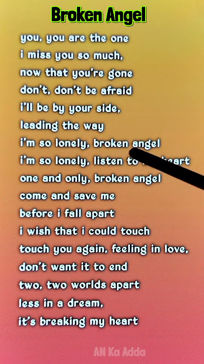 Broken Angel Song Lyrics | Arash (feat. Helena)