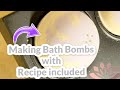 Making Bath Bombs- High Humidity- with recipe and demo