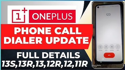 Phone Call Dialer New UI interface In OnePlus 12R | OnePlus11R New Phone Call Dialer New Update
