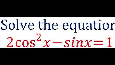 TRIGONOMETRY REVISION QUESTION