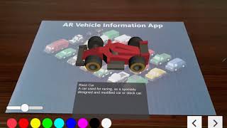 AR Vehicle Information Application screenshot 2