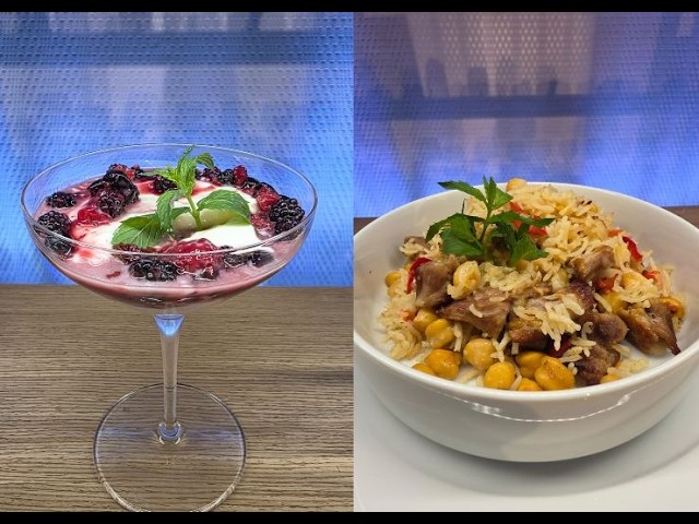 Tavë me oriz, qiqra dhe copa mishi dhe panakota/ Receta nga NERANXI