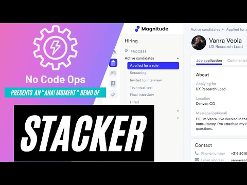 "Aha! Moment" Demo with Stacker