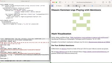 Identicons and Clozure Common Lisp