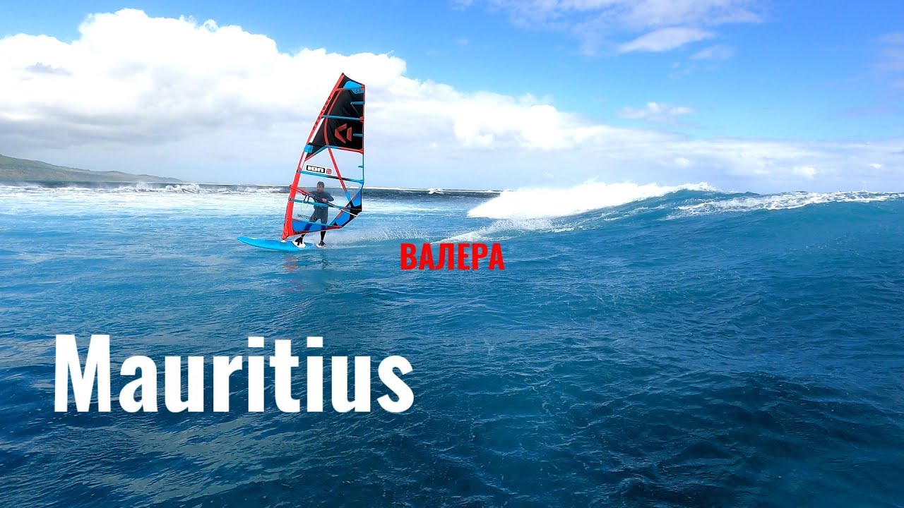 Windsurfing at Mauritius (4K) YouTube