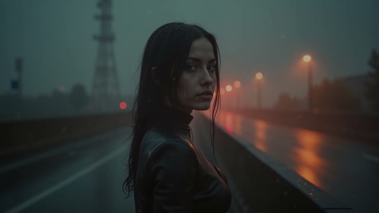 Crimson Skyline Echoes | Synthwave Music