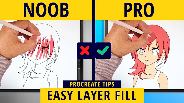 How to fill layers quickly in Procreate - Procreate Tips