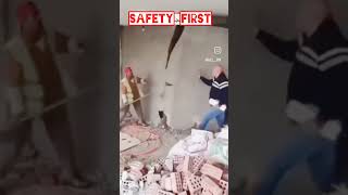 Safety First #safety #hse #workplacesafety #safetytips #viral#construction #work #hazard#shorts#risk