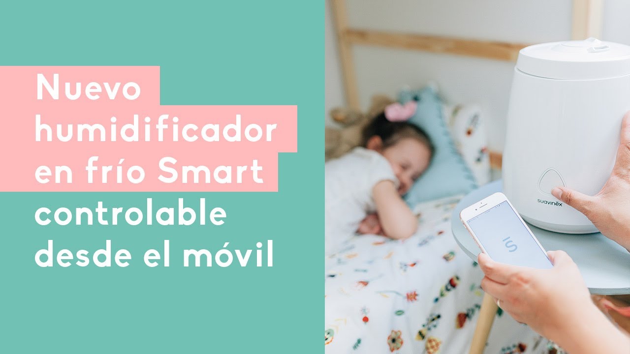 Suavinex, Humidificador Bebés, Humidificador Silencioso, de Vapor Frío,  Ultrasónico, Aromaterapia, Luz Nocturna. Smart, Control con Aplicación  Móvil, Compatible Alexa y Google Assistant, 2.2L, Blanco : : Bebé