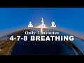 【2 Minutes to Reset Your Mind】Immerse in 360° Ocean Calm【Perfect Music & VR 4-7-8 Breathing】
