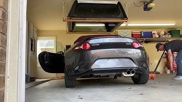 MX5 ND 2018 skunk2 alpha headers, magnaflow midpipe, Goodwin exhaust cold start and revs