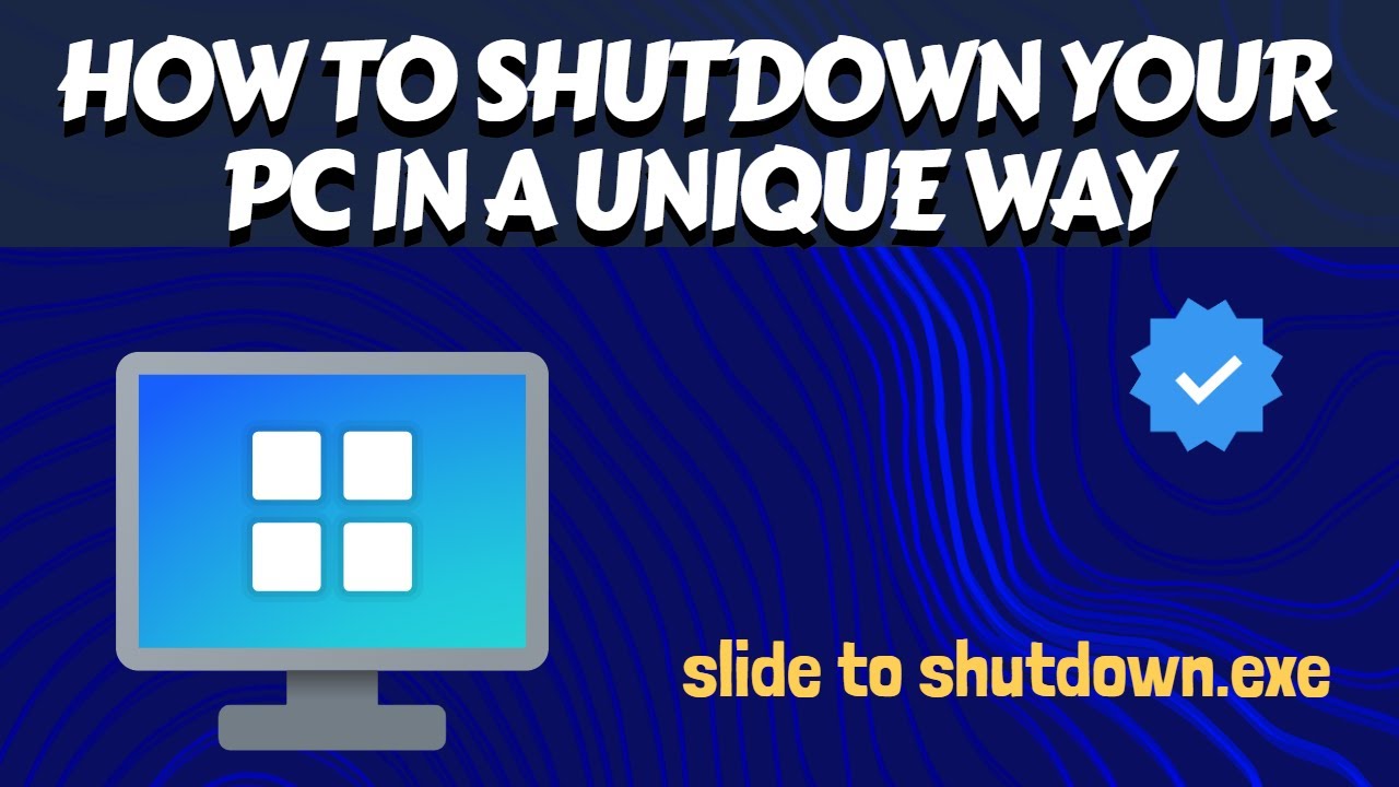 Unique way to shutdown your pc in tamil || tamiilgamer ||techthambi ...