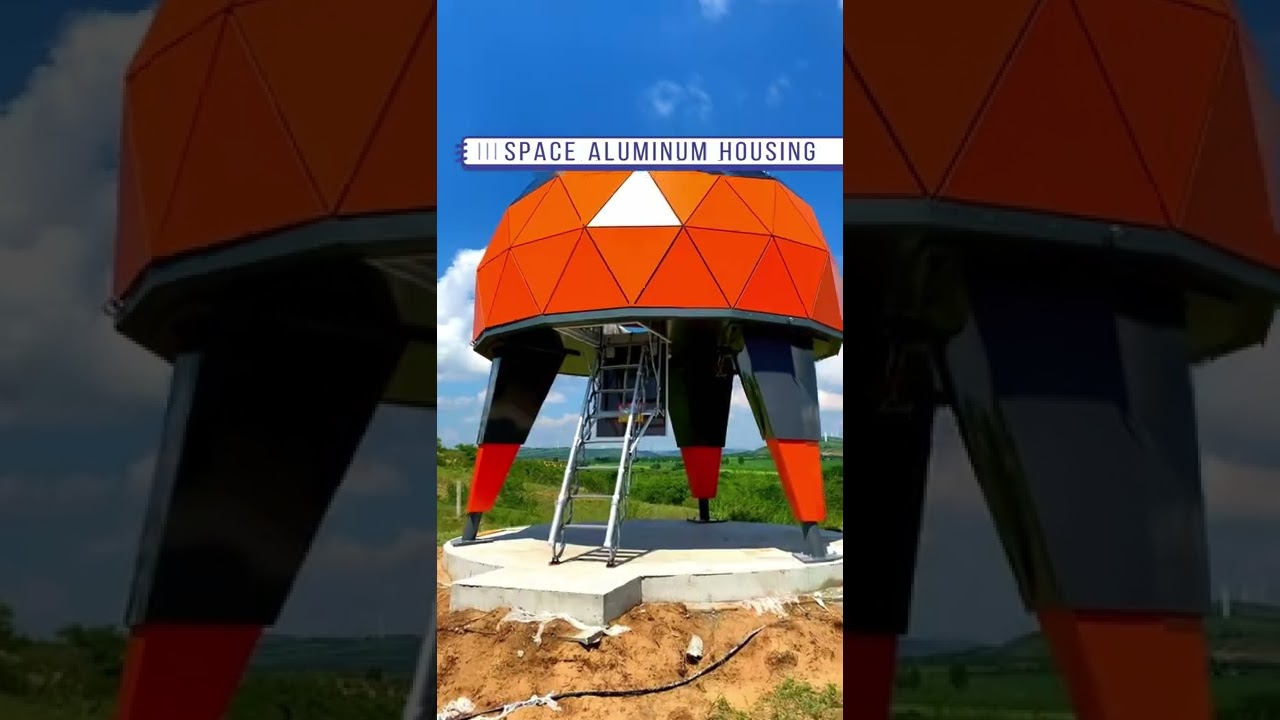 loft dome tent- space planet glamping -Space aluminum glass dome