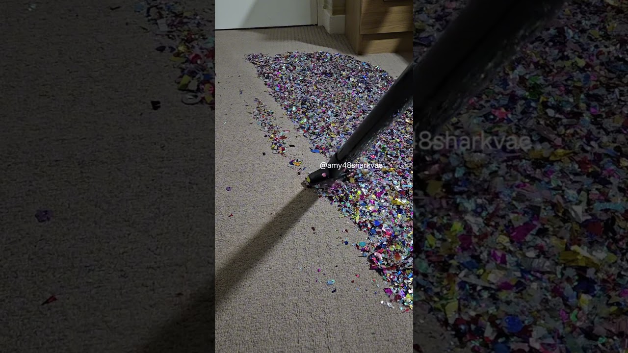 Unmic'd confetti 🎊 mix with plastic pole & upholstery 