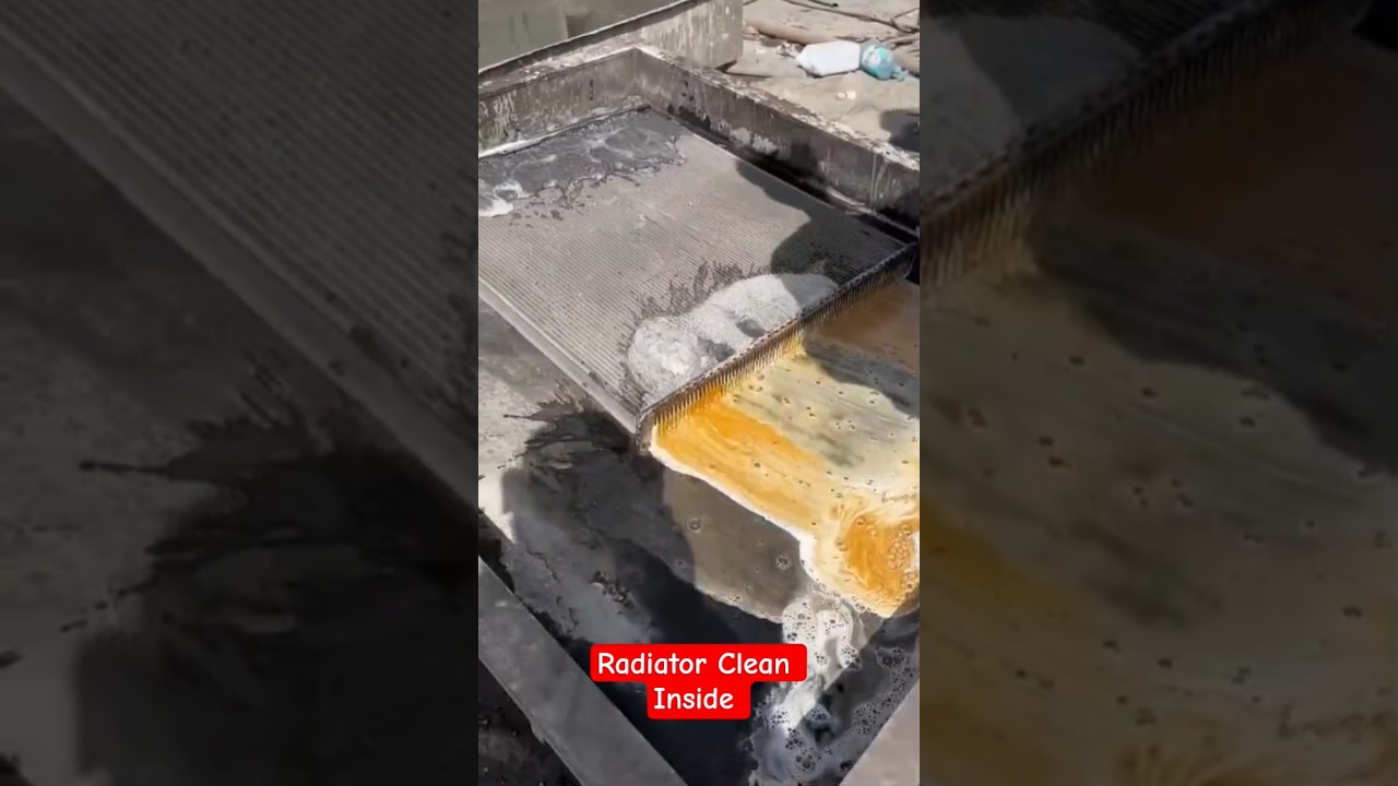 Magic Liquid Inside Radiator #automobile #tecnician #mechanic #ytshorts #machine #shortsfeed
