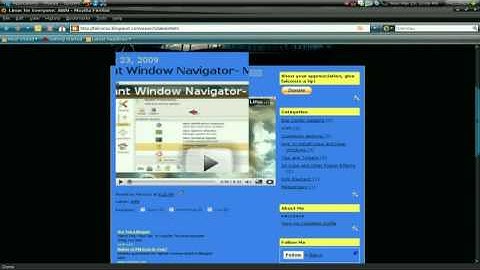 AWN (Avant Window Navigator) Curvy Dark Theme Linux Ubuntu