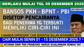 Effective from tomorrow, December 5th, PKH BPNT Beneficiaries Who Have These Characteristics Will...