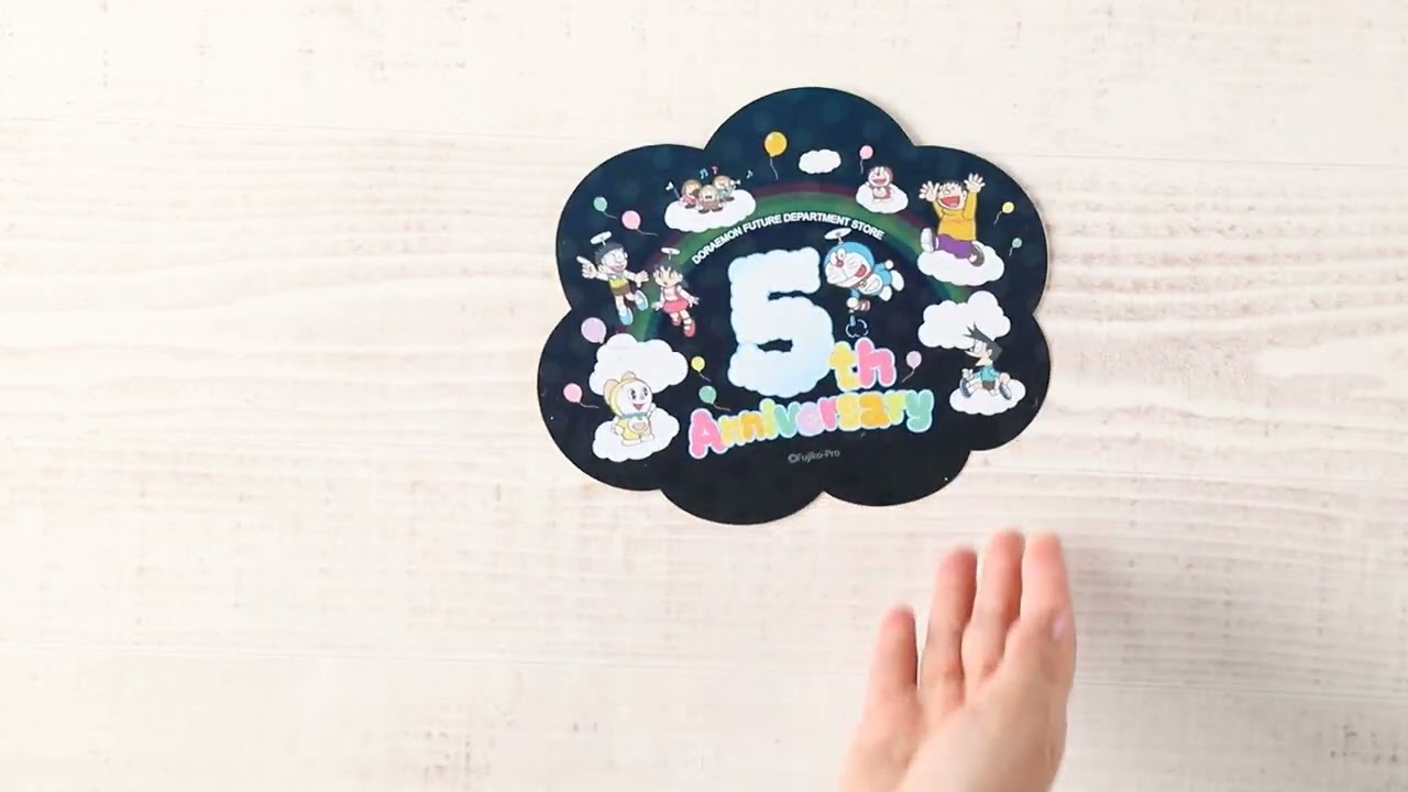 ドラえもん 5周年 ステッカー｜ドラえもん未来デパート オンライン