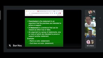 PHL 104 , Chapter 3 Basic Logical concepts, 06
