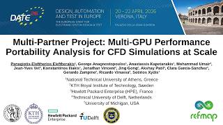 Download Lagu DATE26 MPP: Multi-GPU Performance Portability Analysis for CFD Simulations at Scale MP3
