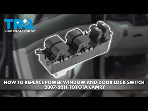 How to Replace Power Window & Door Lock Switch 2007-2011 Toyota Camry