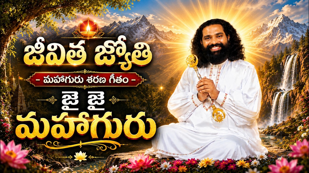 జీవిత జ్యోతి - మహాగురు శరణ గీతం | జై జై మహాగురు | ఓమౌజయా మహాధర్మం