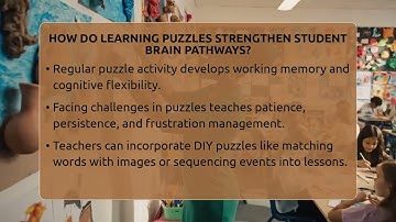 How Do Learning Puzzles Strengthen Student Brain Pathways? - Your Crafty Classroom