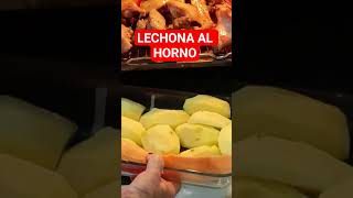 Lechona con patatas #lechonaconpatatas #lechonasado #lechonasadoperfecto #lechona #recetanavideña