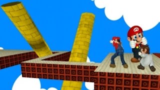 3dマリオメーカーで鬼畜すぎるコースに挑戦してみた Youtube