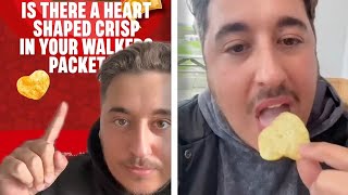 Man Panics After Accidentally Eating Walkers 100K Heart-Shaped Crisp