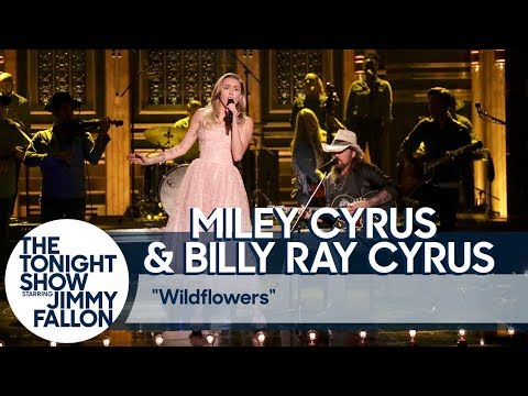Miley Cyrus and Billy Ray Cyrus Pay Tribute to Tom Petty with &quot;Wildflowers&quot; Cover