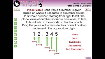 CC7310 Number & Operations: Place Value & Data Sets - Pre-Assessment & Teach the Skill Mini