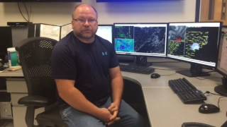 Meteorologist Steve Pfaff talks about predicting hurricanes