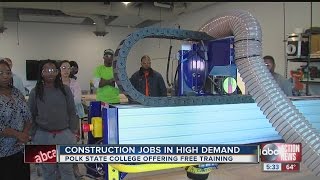 Polk State offers free certification training for construction job hunters