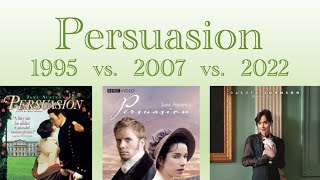 Persuasion 1995 vs. 2007 vs. 2022 - a three-scene comparison